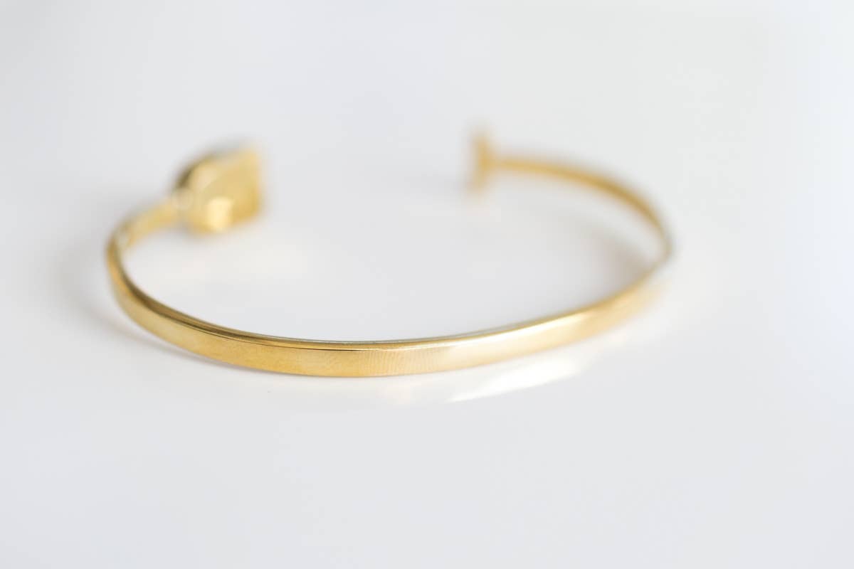 Inset Archway Cuff Bracelet