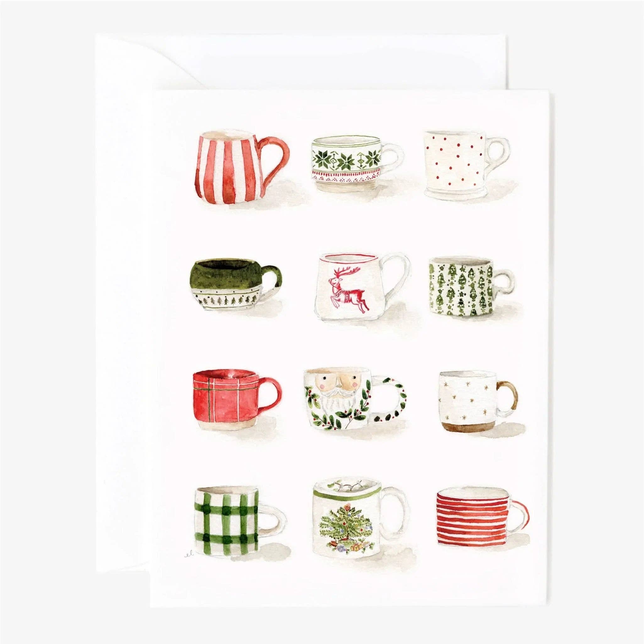 Holiday Mugs Card