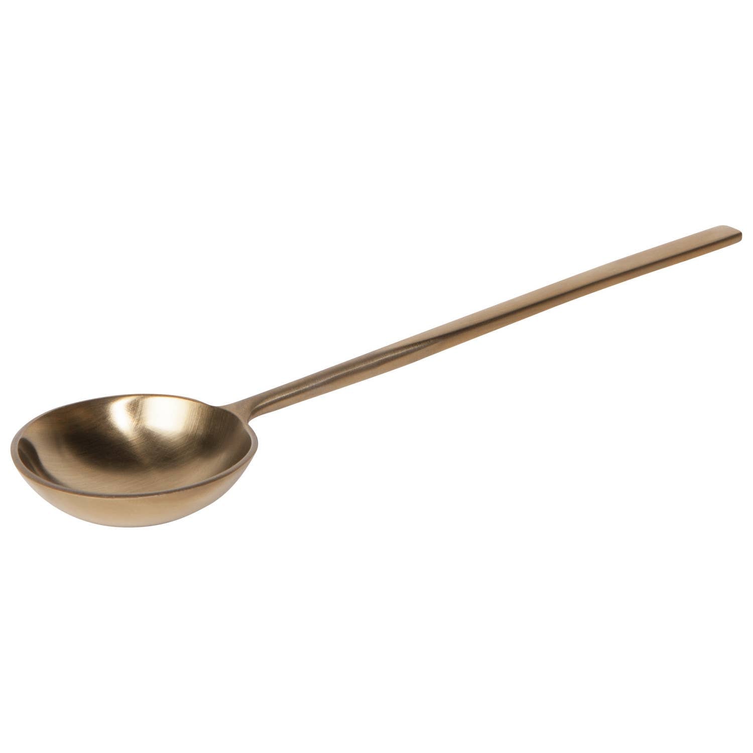 Gold Condiment Spoons, Set/4