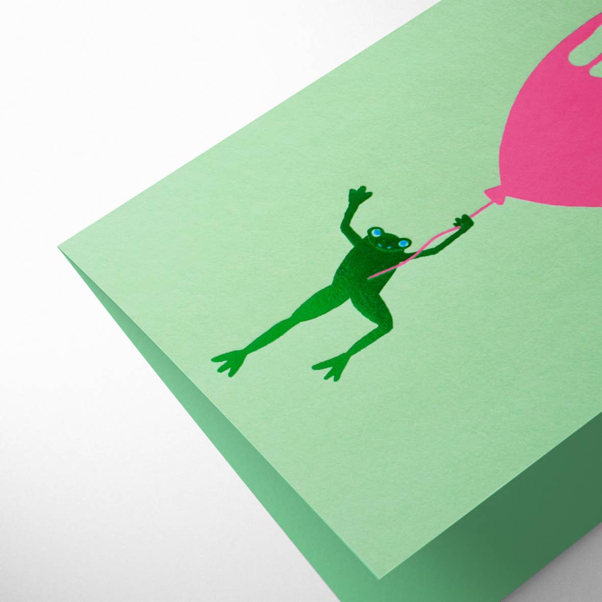 Frog & Balloon Card