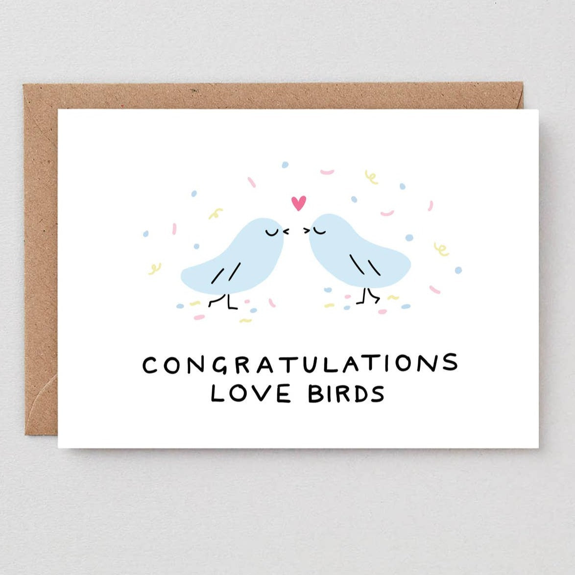 Congrats Love Birds Card