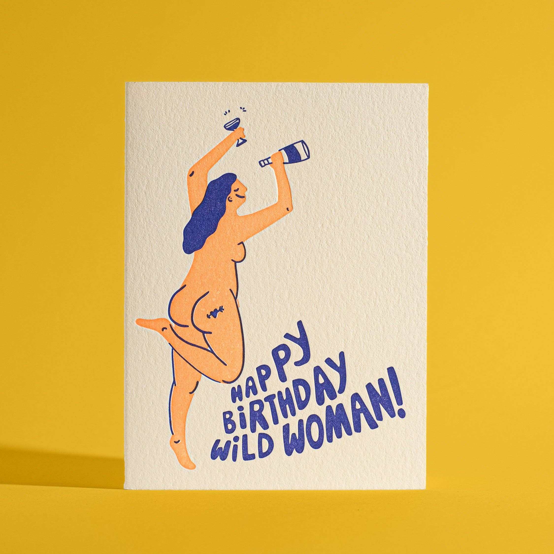 Wild Woman Birthday Card
