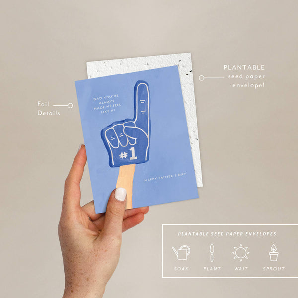 1 Dad Father's Day Card - DIGS