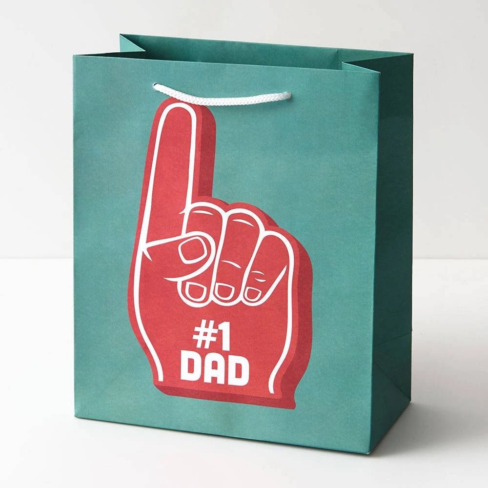 #1 Dad Foam Finger Gift Bag - DIGS