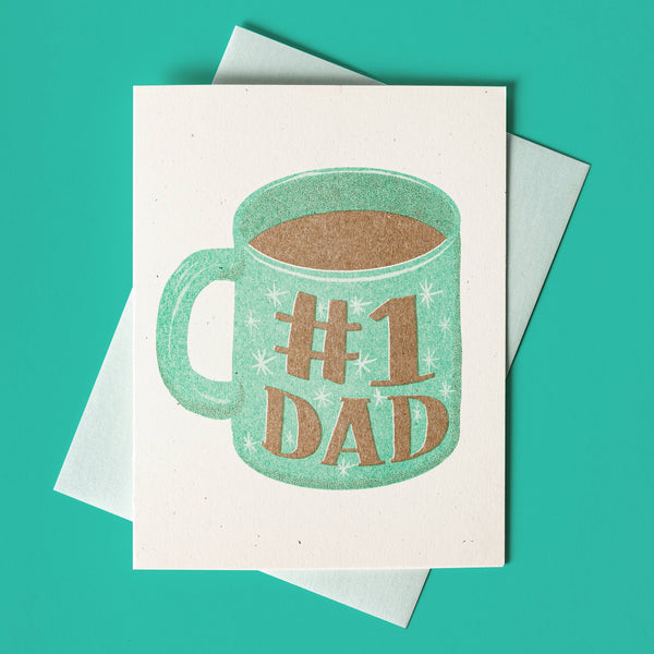 #1 Dad Mug Card - DIGS