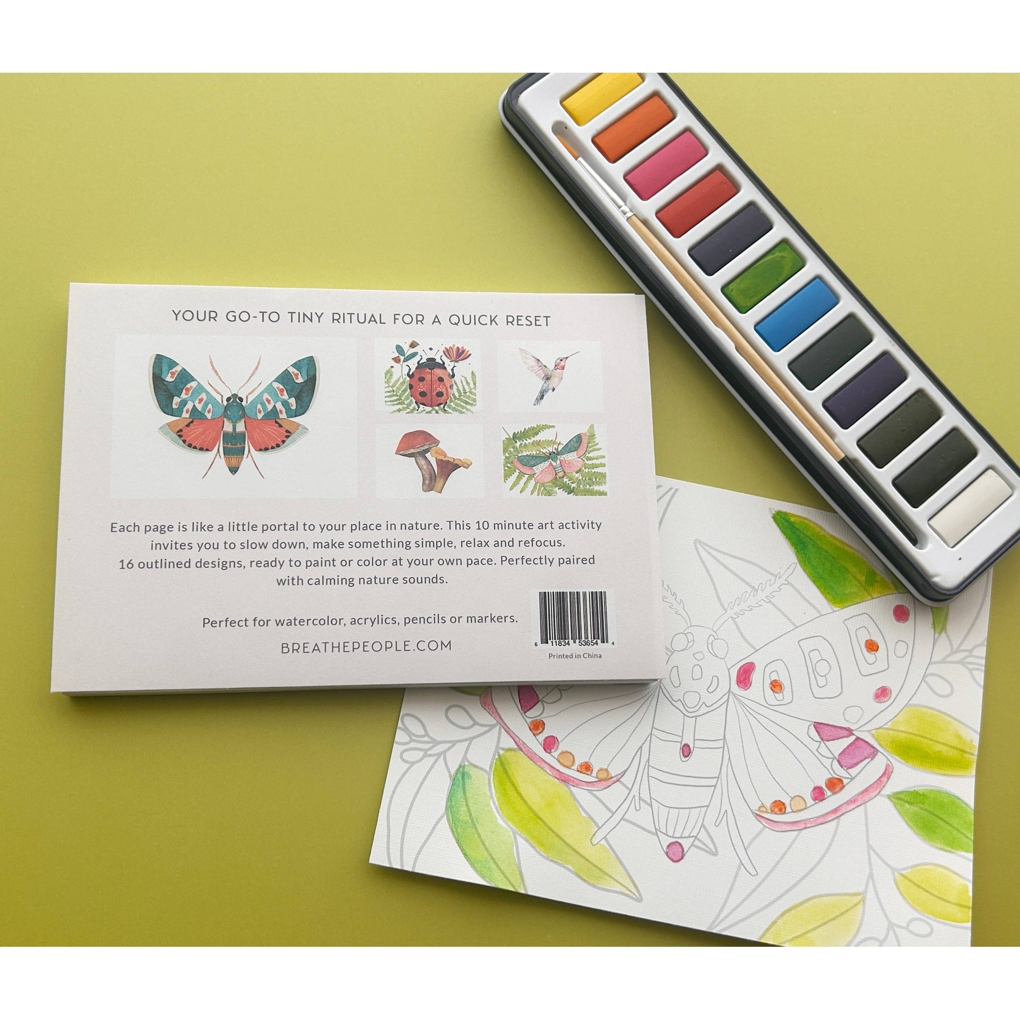 10 Minute Creative Escape Art Book — Nature Wonders - DIGS