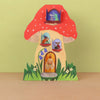 Toadstool Cottage 3D Die-Cut Card