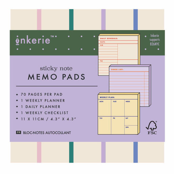 Sticky Note Memo Pads