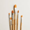 Filbert Watercolor Brush Set - 6pc
