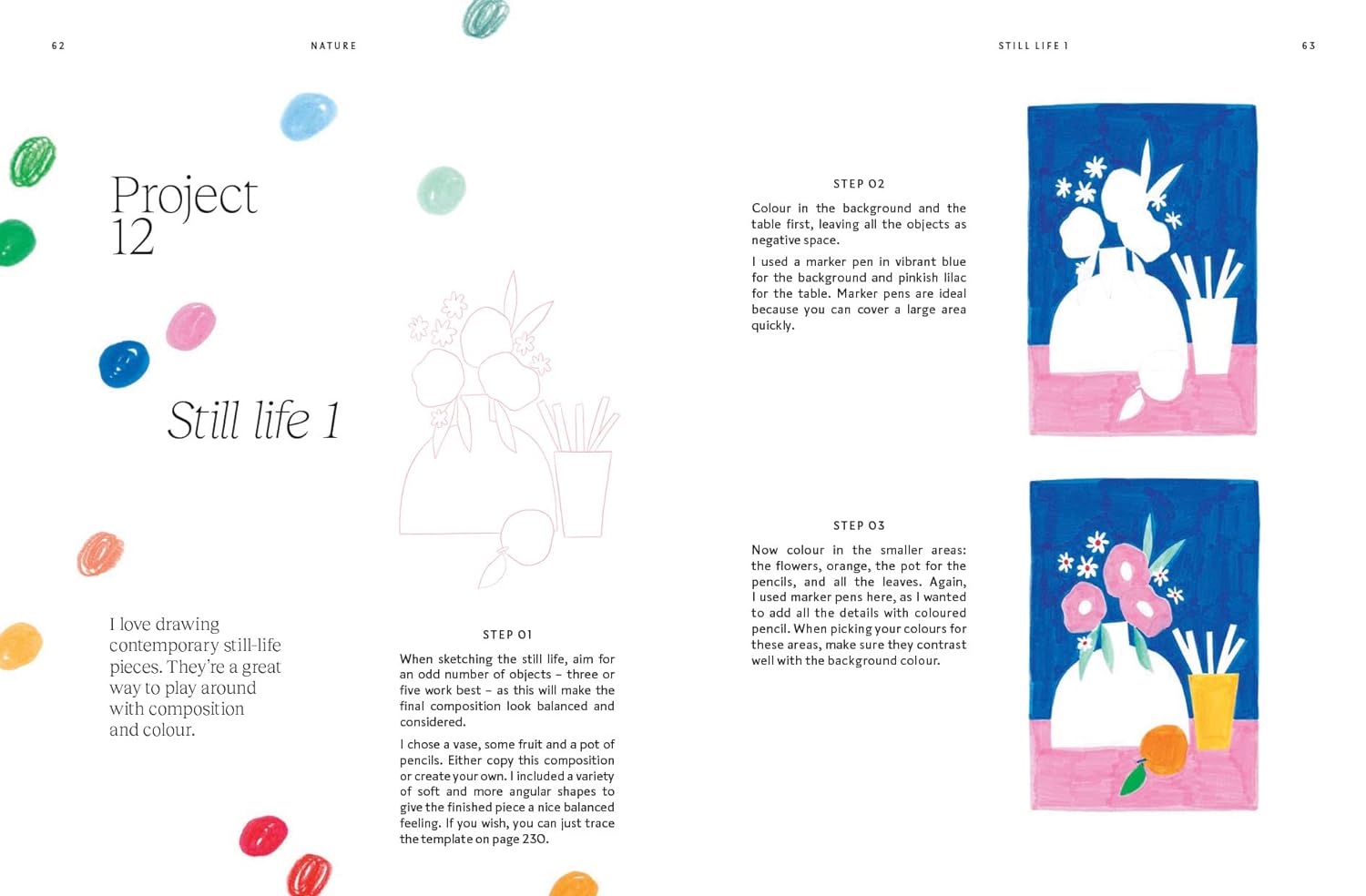 15 - minute Art Drawing: Learn how to Draw, Colour and Shade - DIGS