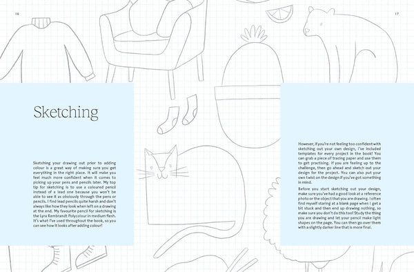 15 - minute Art Drawing: Learn how to Draw, Colour and Shade - DIGS