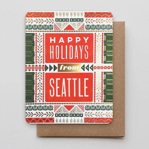 Happy Holidays From Seattle Card