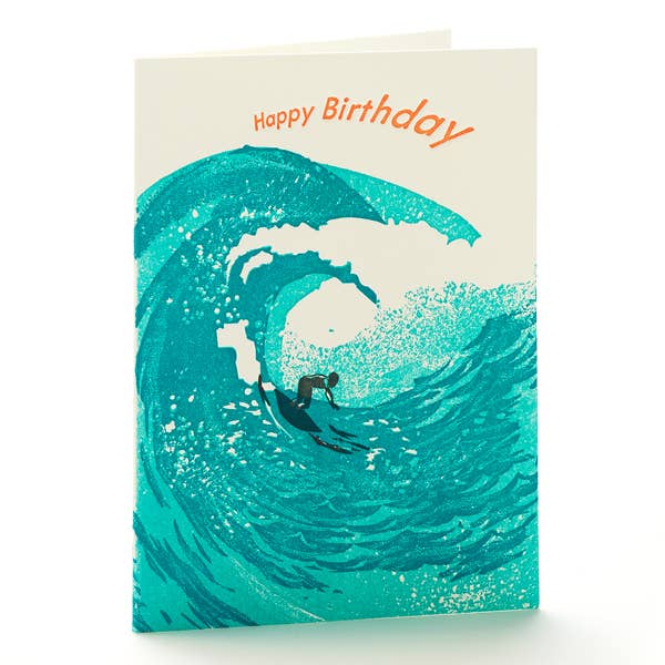 Waves Birthday Card