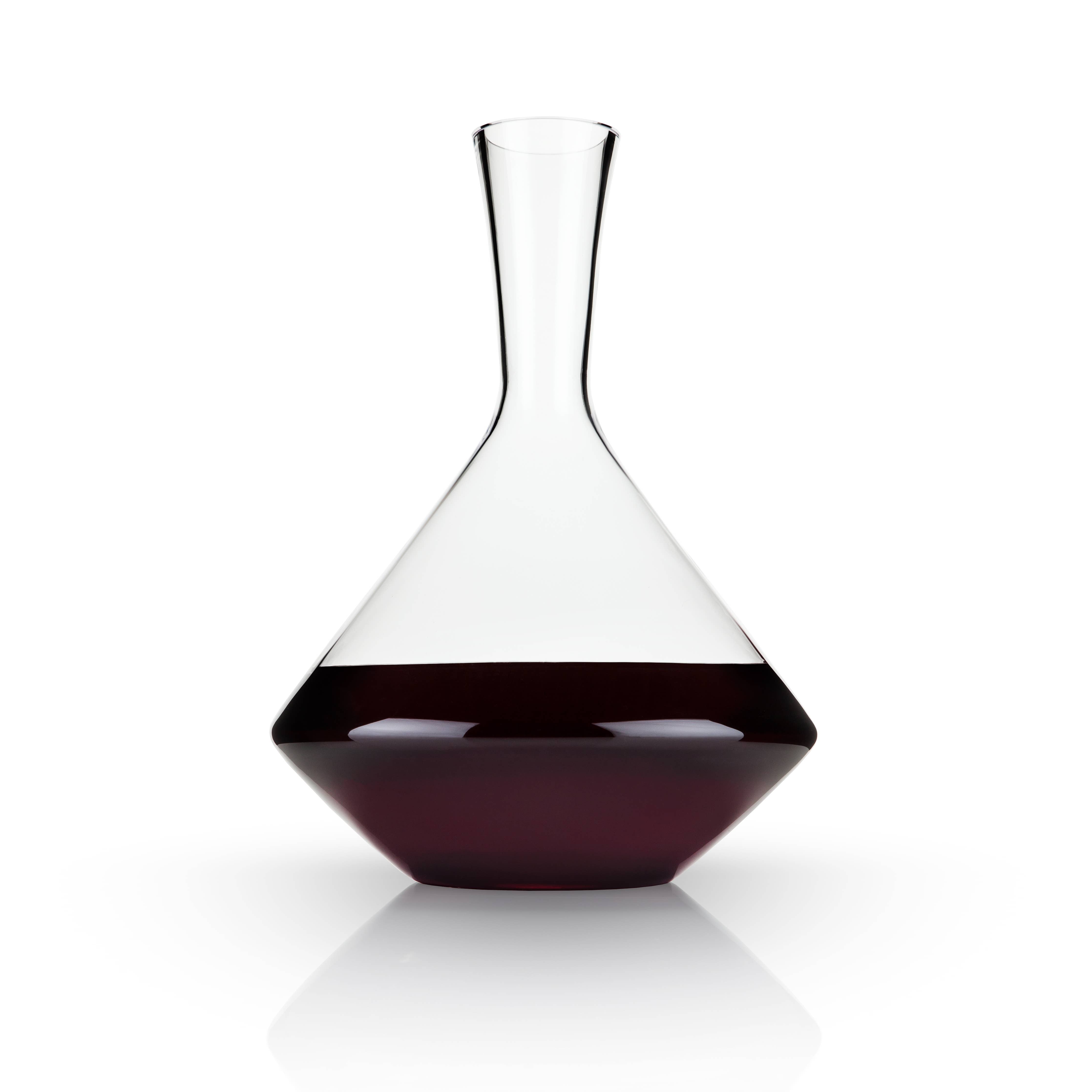 Raye Angled Crystal Wine Decanter