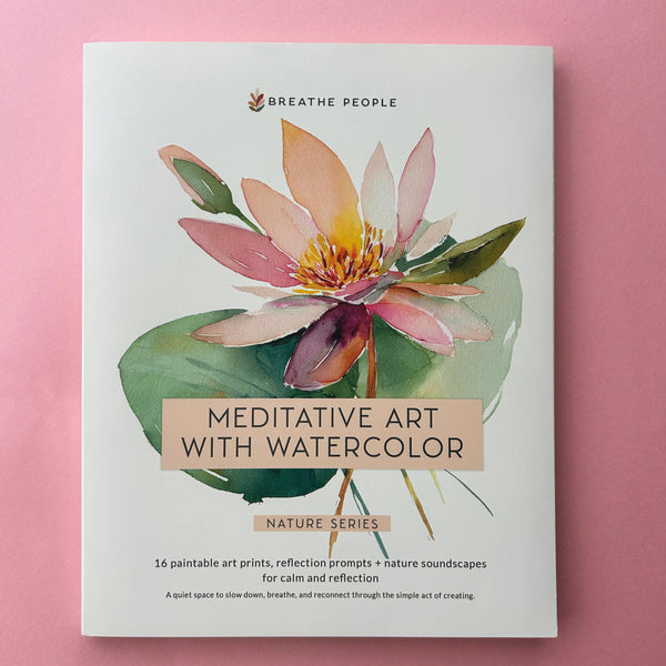 Watercolor Meditative Art Book, Guided Creative Ritual