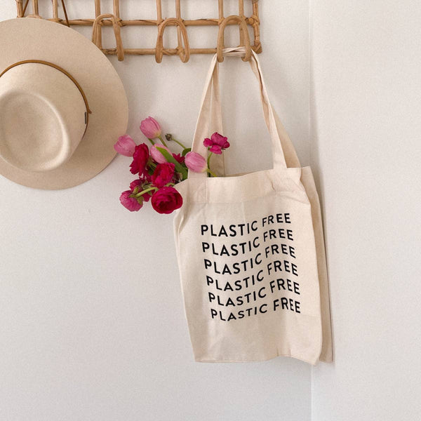 Plastic Free Canvas Tote