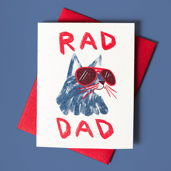 Rad Dad Cat Card