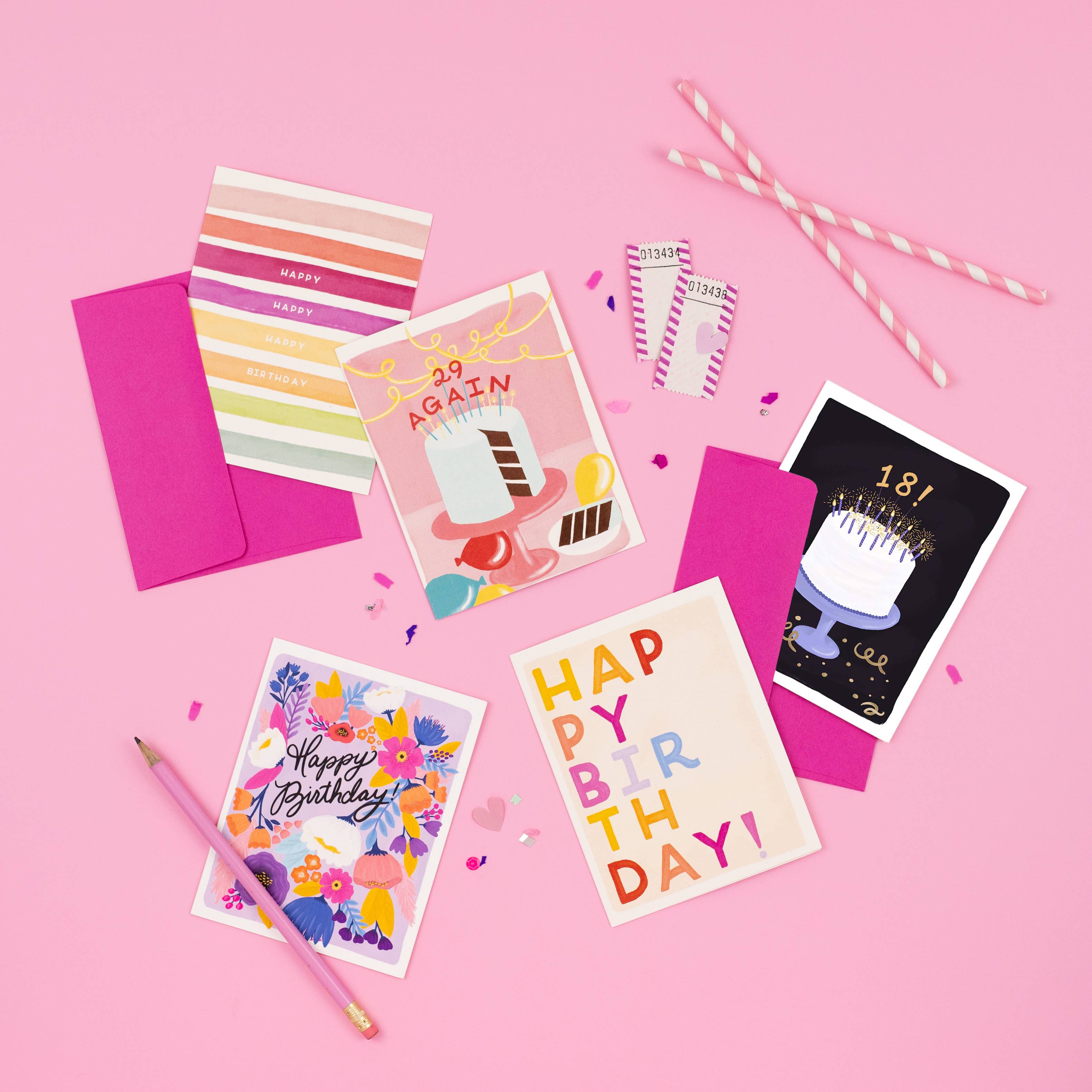 18th Birthday Cake Card - DIGS