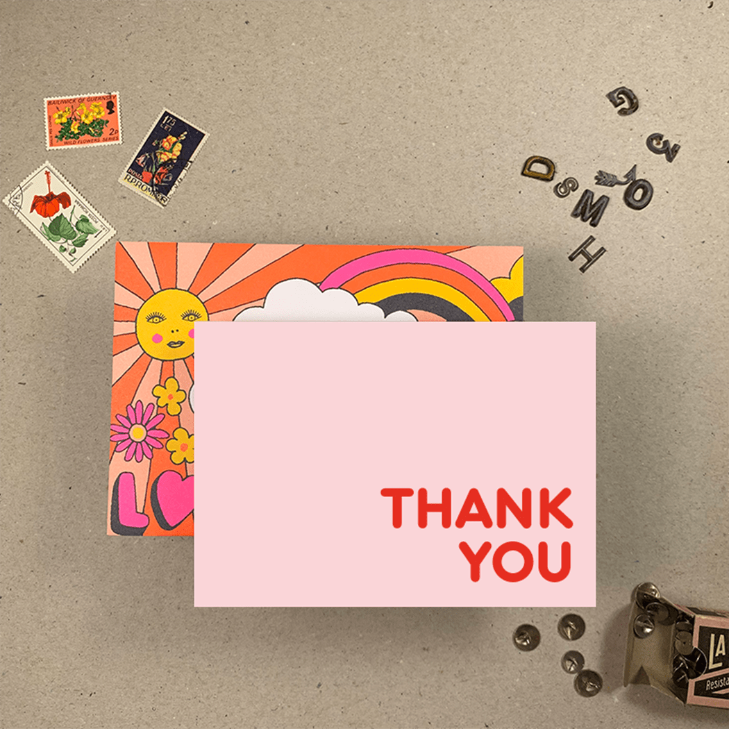 1970s Thank You Card - DIGS