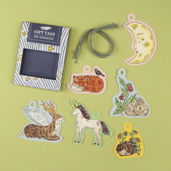 Sleeping Woodland Gift Tags