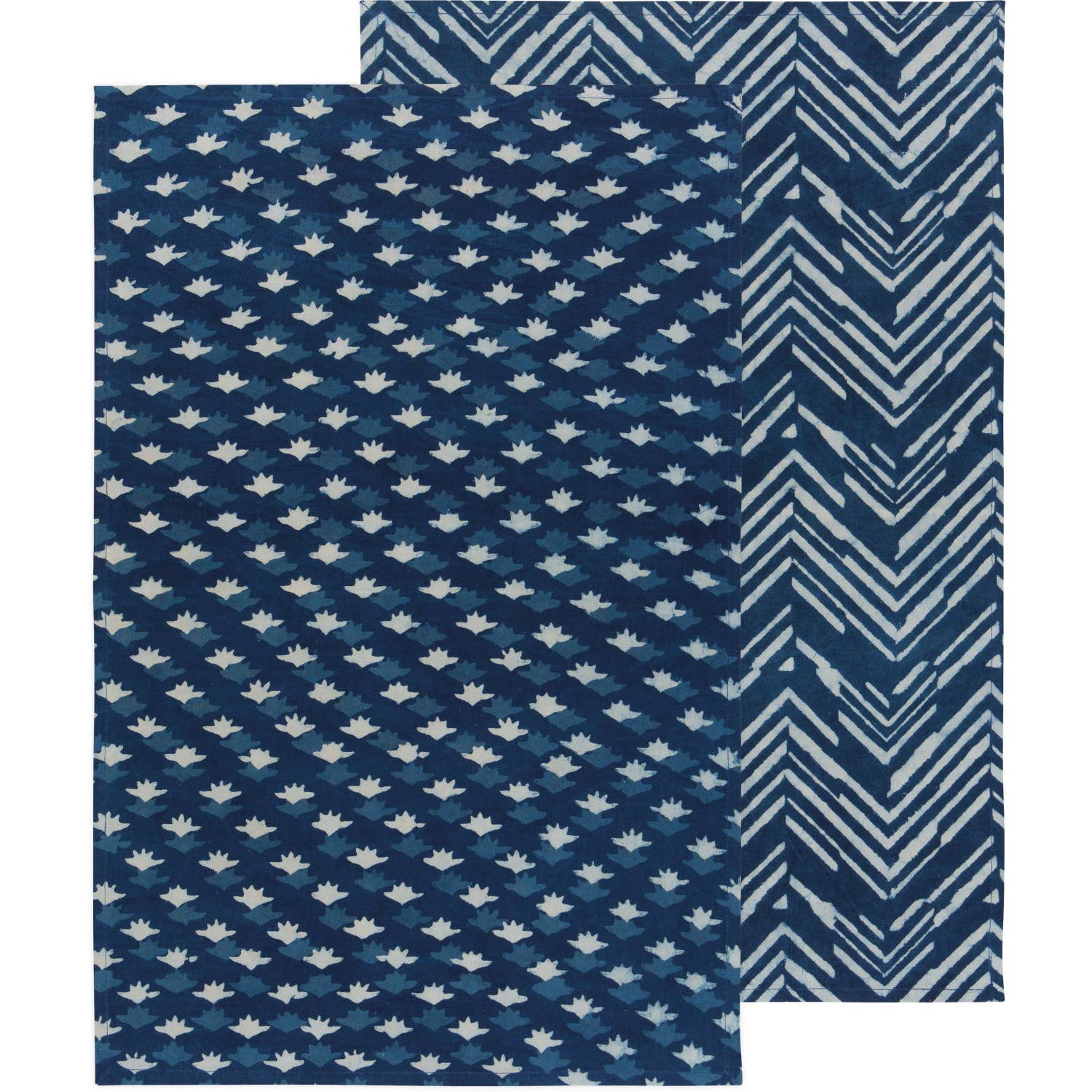 Inlet Block Printed Dishtowels - Set of 2