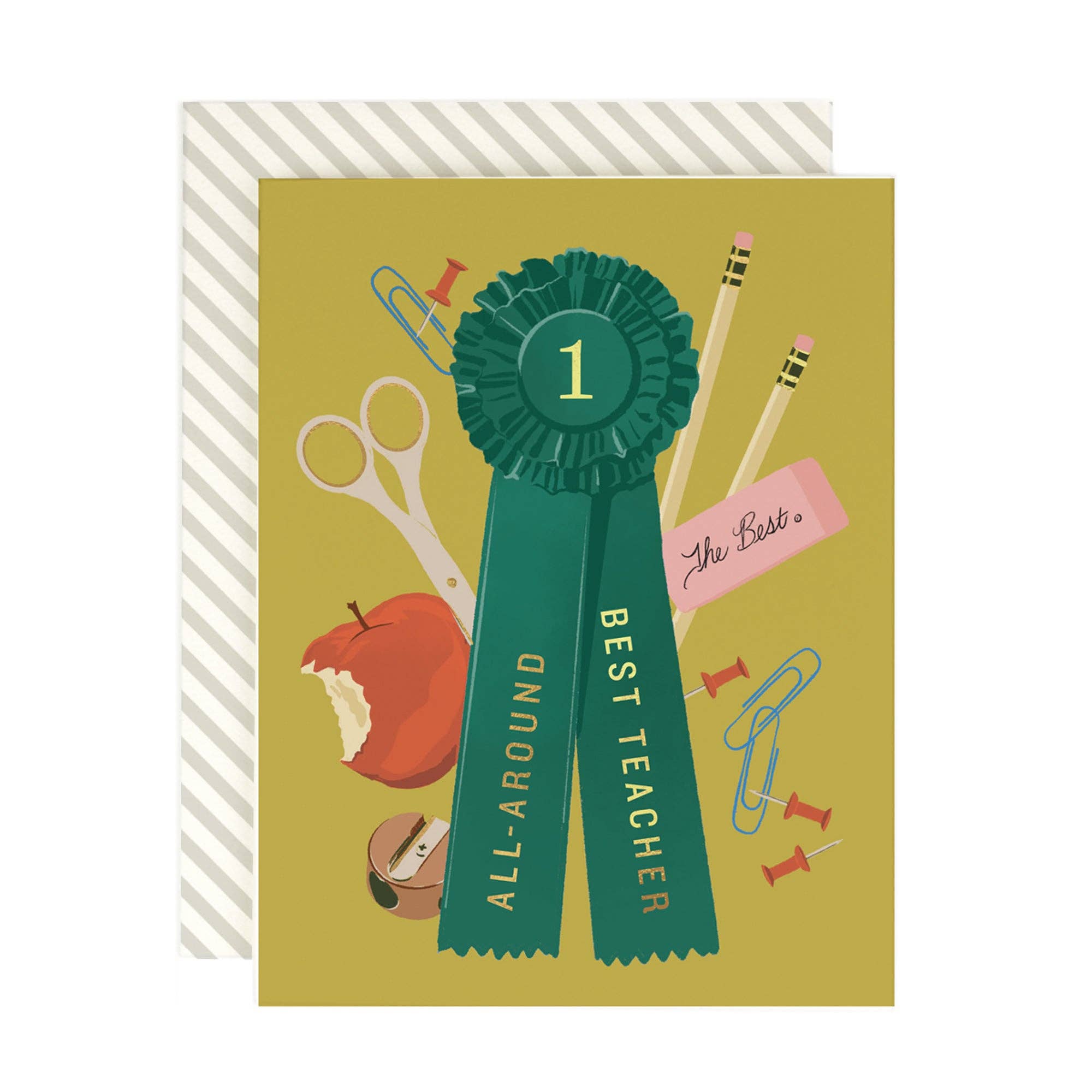 1st Place Ribbon Teacher Card - DIGS