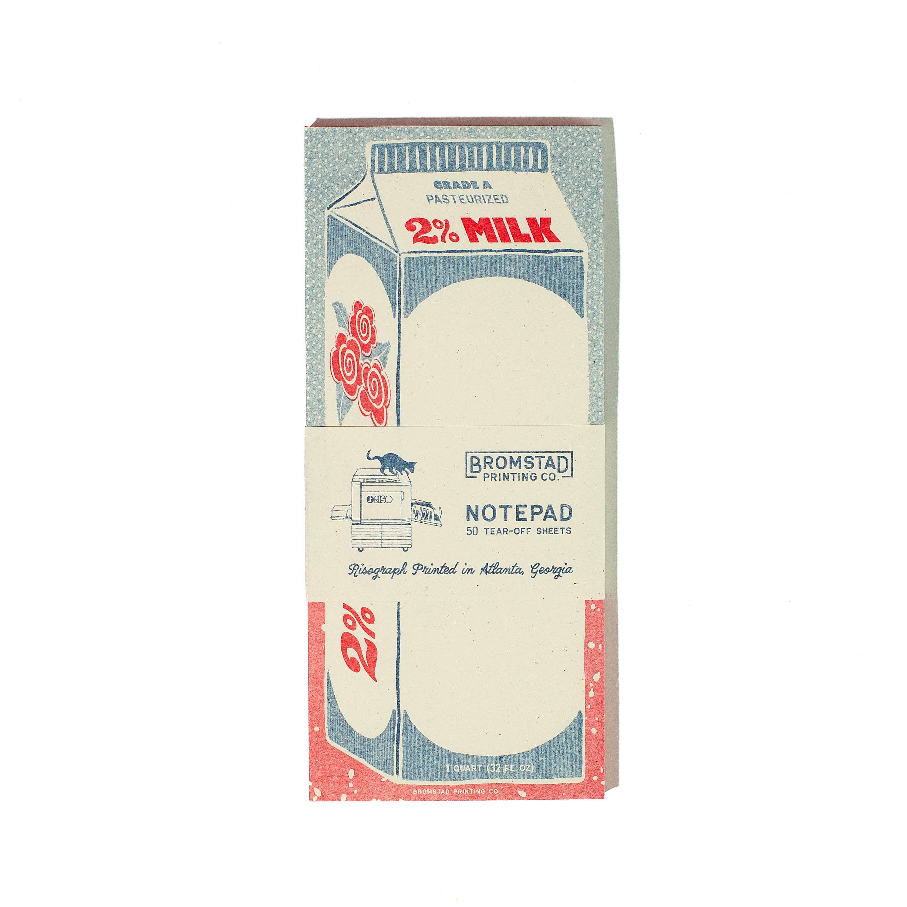 2% Milk Risograph Notepad - DIGS