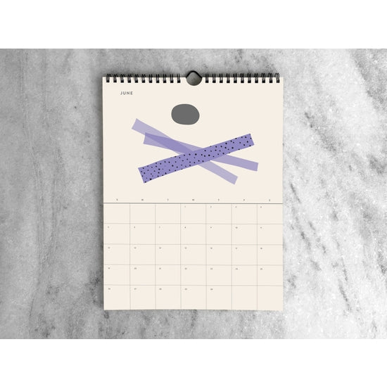 2022 Abstract Monthly Wall Calendar - DIGS