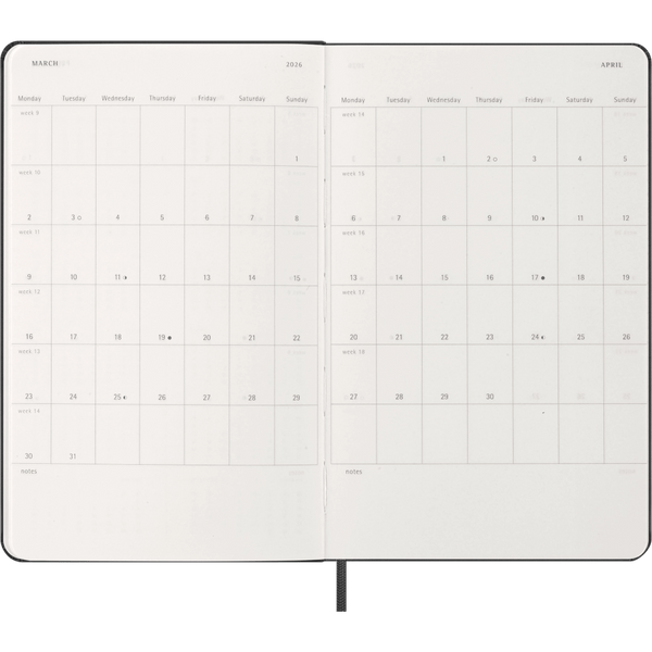 2026 Hardcover Weekly Planner: Large - DIGS
