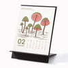 2026 Mushroom Letterpress Desk Calendar - DIGS