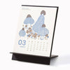 2026 Mushroom Letterpress Desk Calendar - DIGS