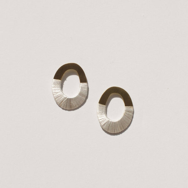 Oblong Oval Earrings