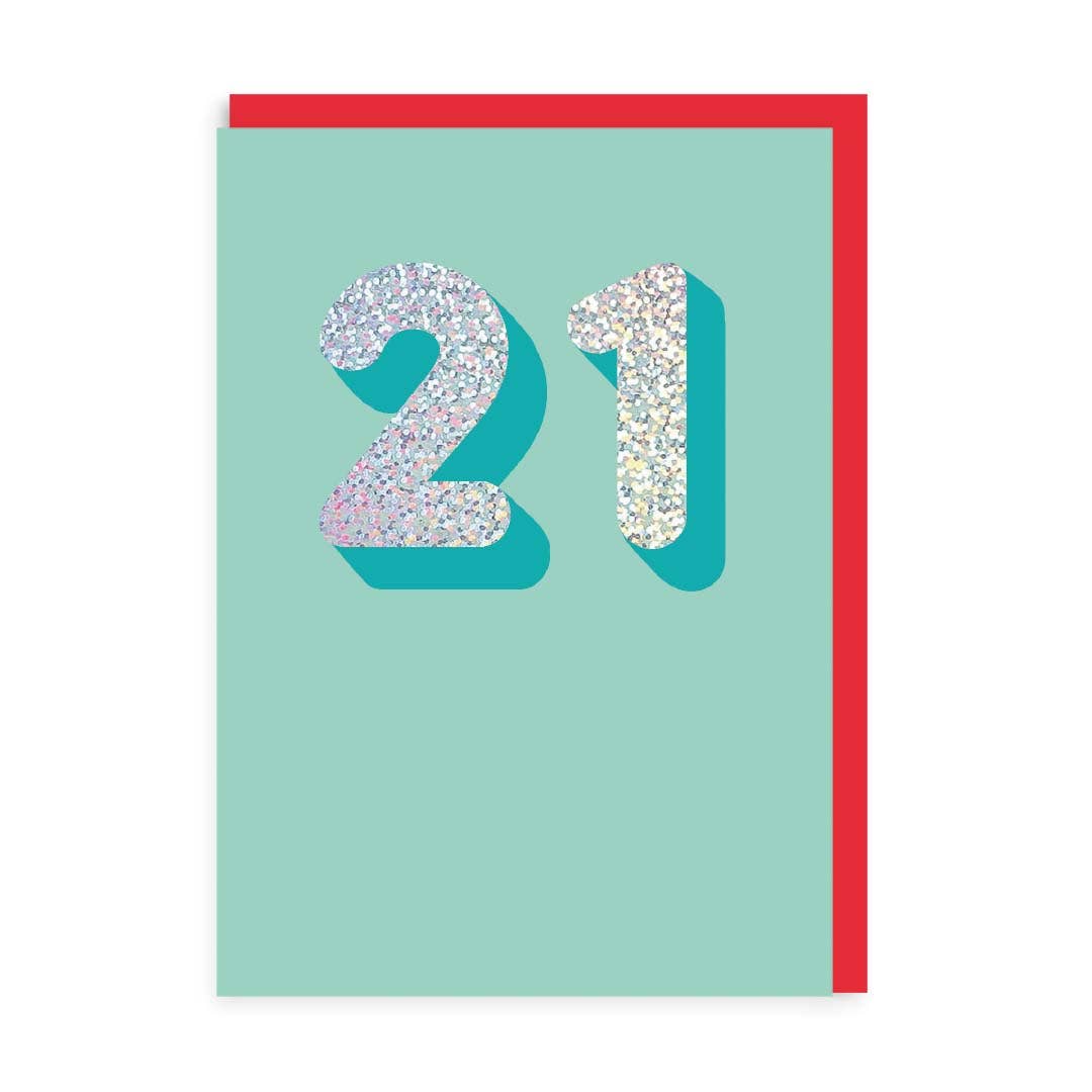 21 Birthday Card - DIGS