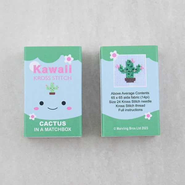 Mini Cactus Cross Stitch Kit