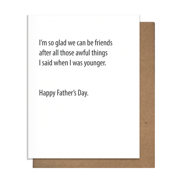 Dad Friends Father's Day Card