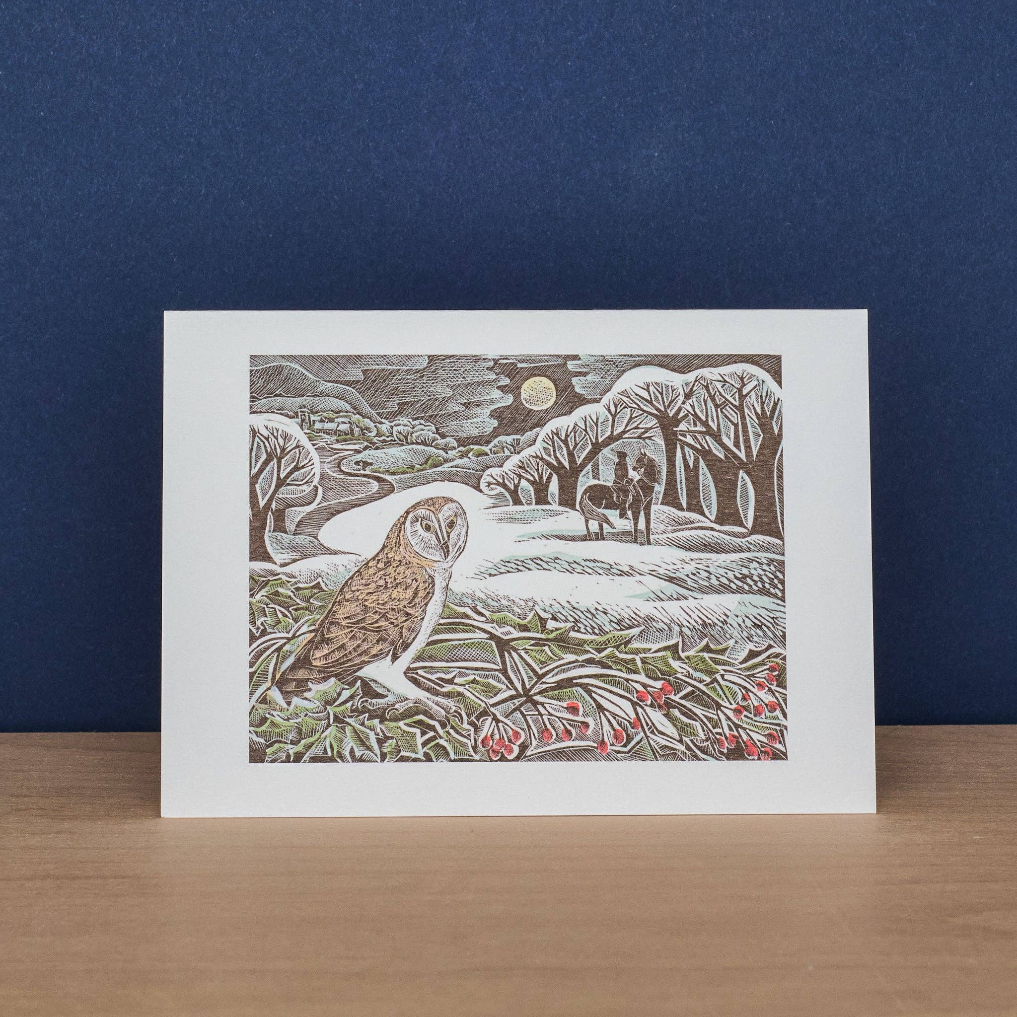 Owl Flight & Christmas Cottage Boxed Set of Cards