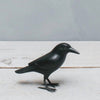 Hand Carved Mini Crow Sculpture