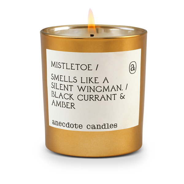 Mistletoe Gold Tumbler Candle