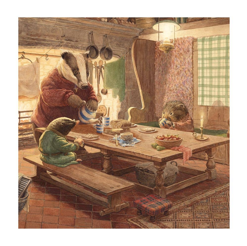 Wind in the Willows Badger Kitchen Card
