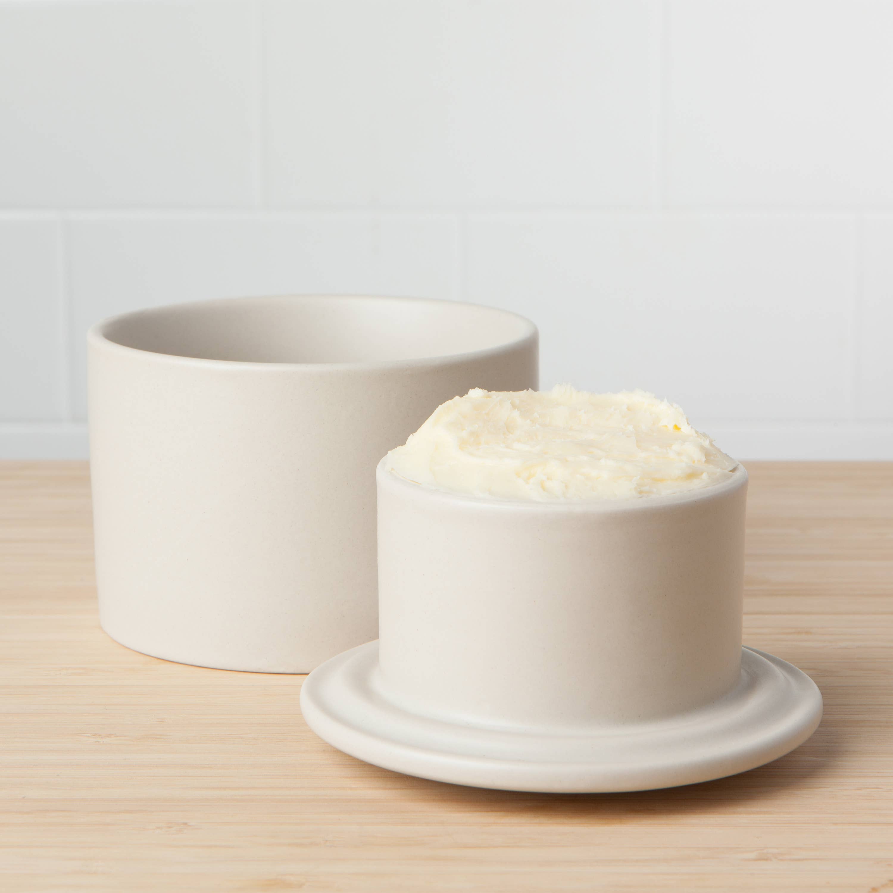 Stoneware Butter Crock