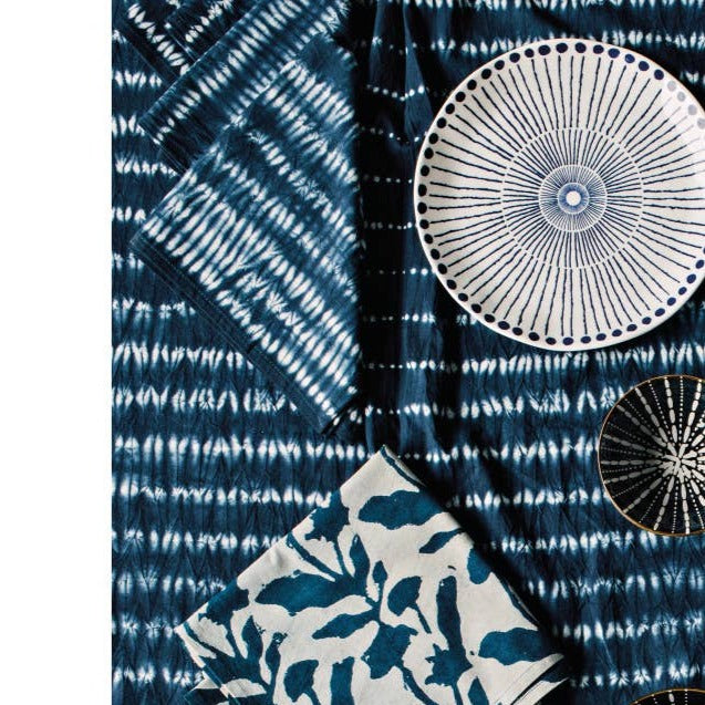 Tidal Tie Dye Indigo Napkins Set of 4