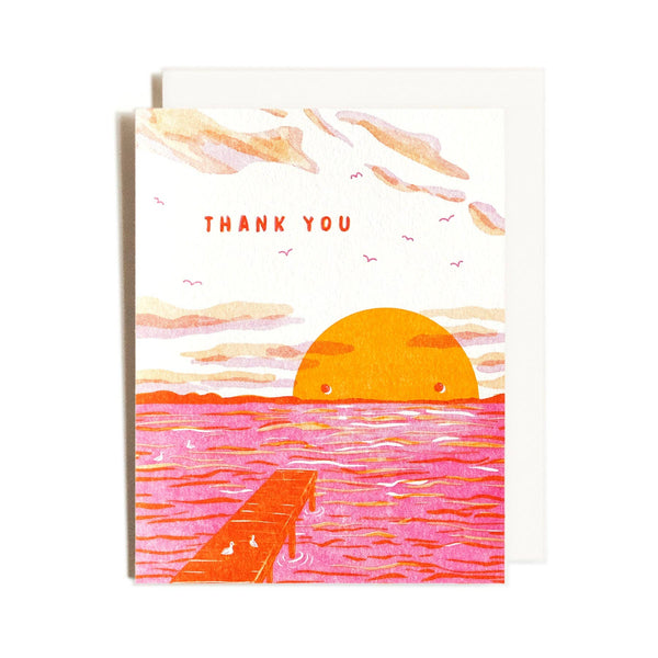 Thank You Sunset Card