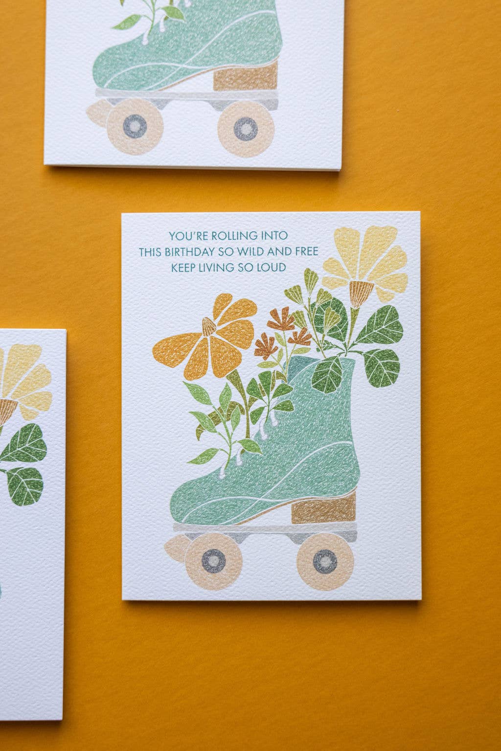 Roller Skate Birthday  Card