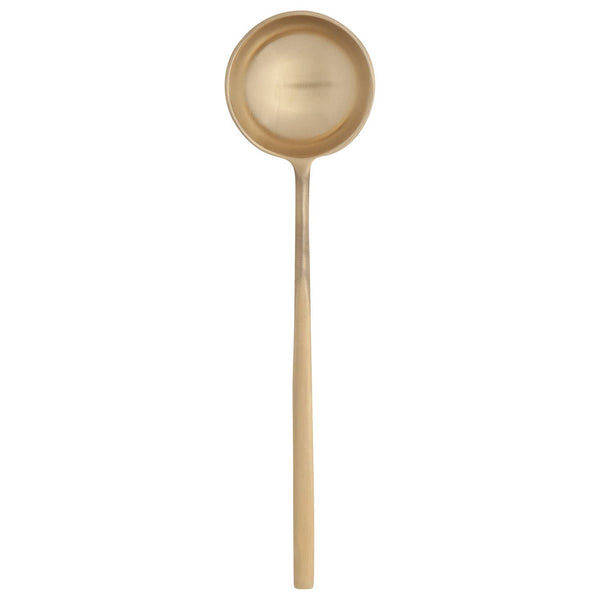 Gold Condiment Spoons, Set/4