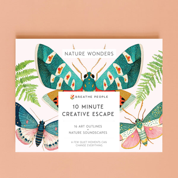 10 Minute Creative Escape Art Book — Nature Wonders