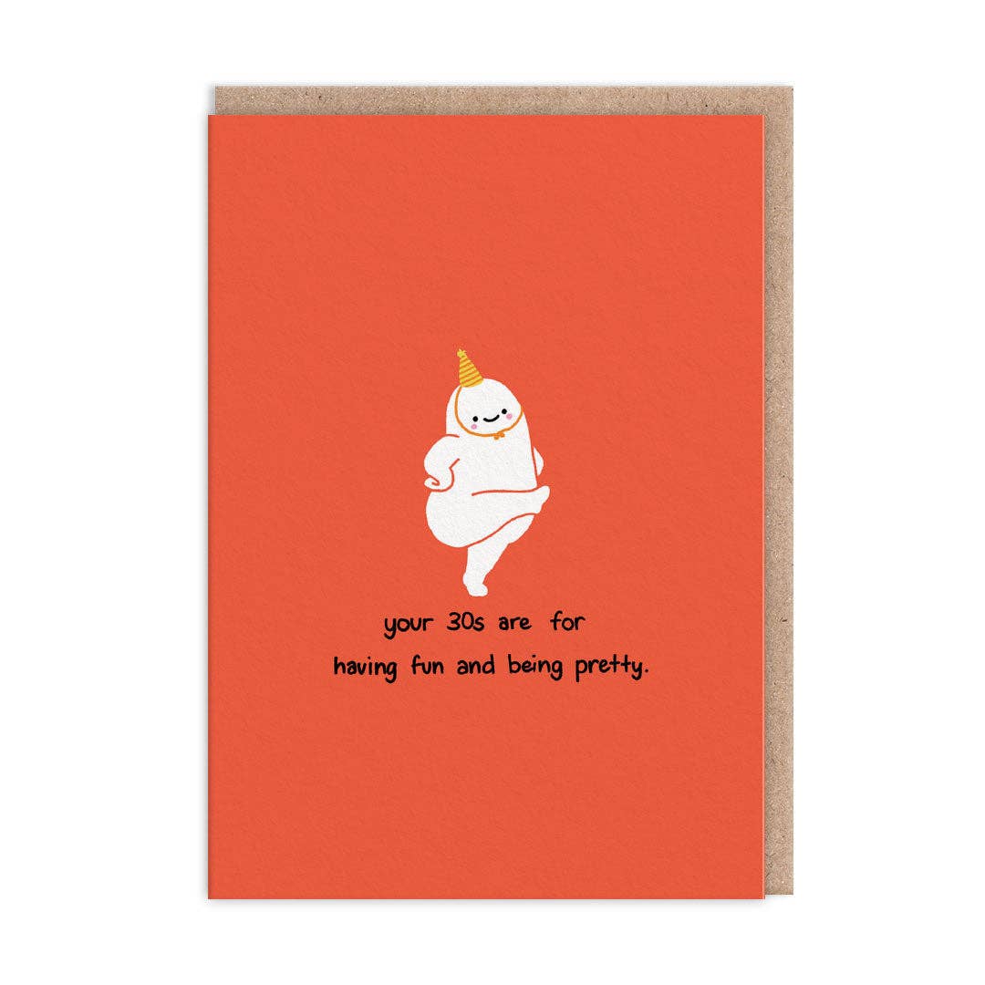 30's Having Fun Birthday Card - DIGS