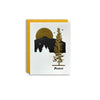 Golden Forest Peace Sympathy Card