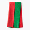 Tissue Paper Dual Pack: Holiday Red & Green Gemstone