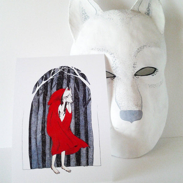 The Wolf's Mask Print