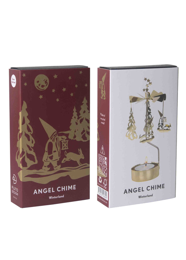 Gold Winterland Rotary Candleholder